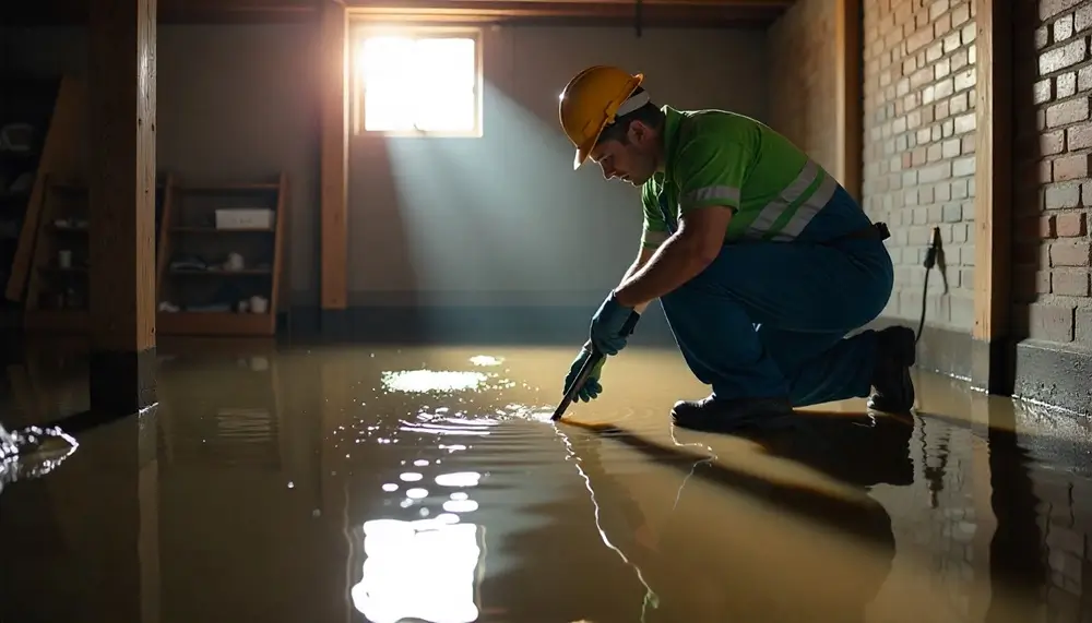 Professional water damage restoration services in Como, MS